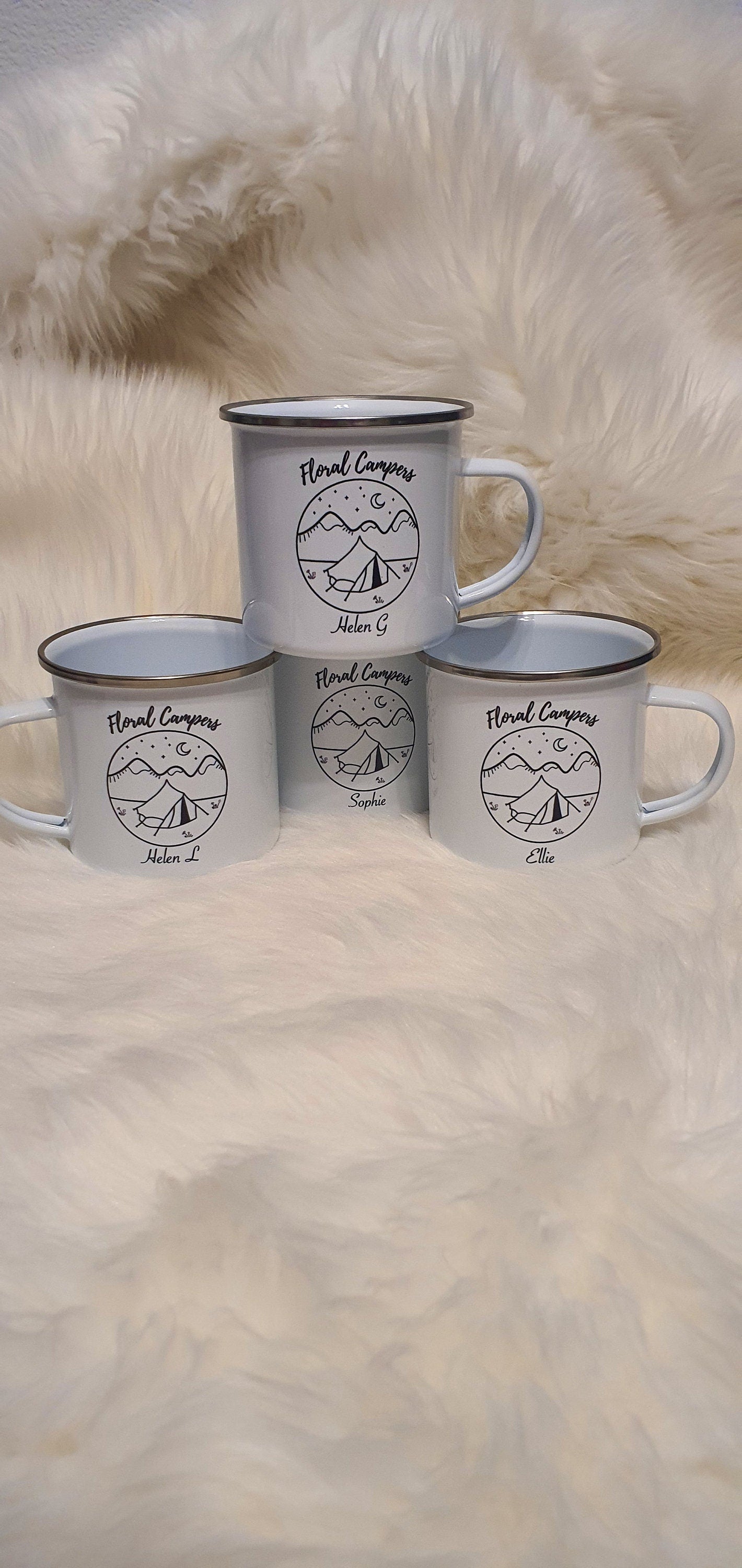 Personalised Enamel Mug with any logo or image Anti- Shatter kids mugs Photo Mug Business logo bespoke enamel Mug Brand Business logo Mug