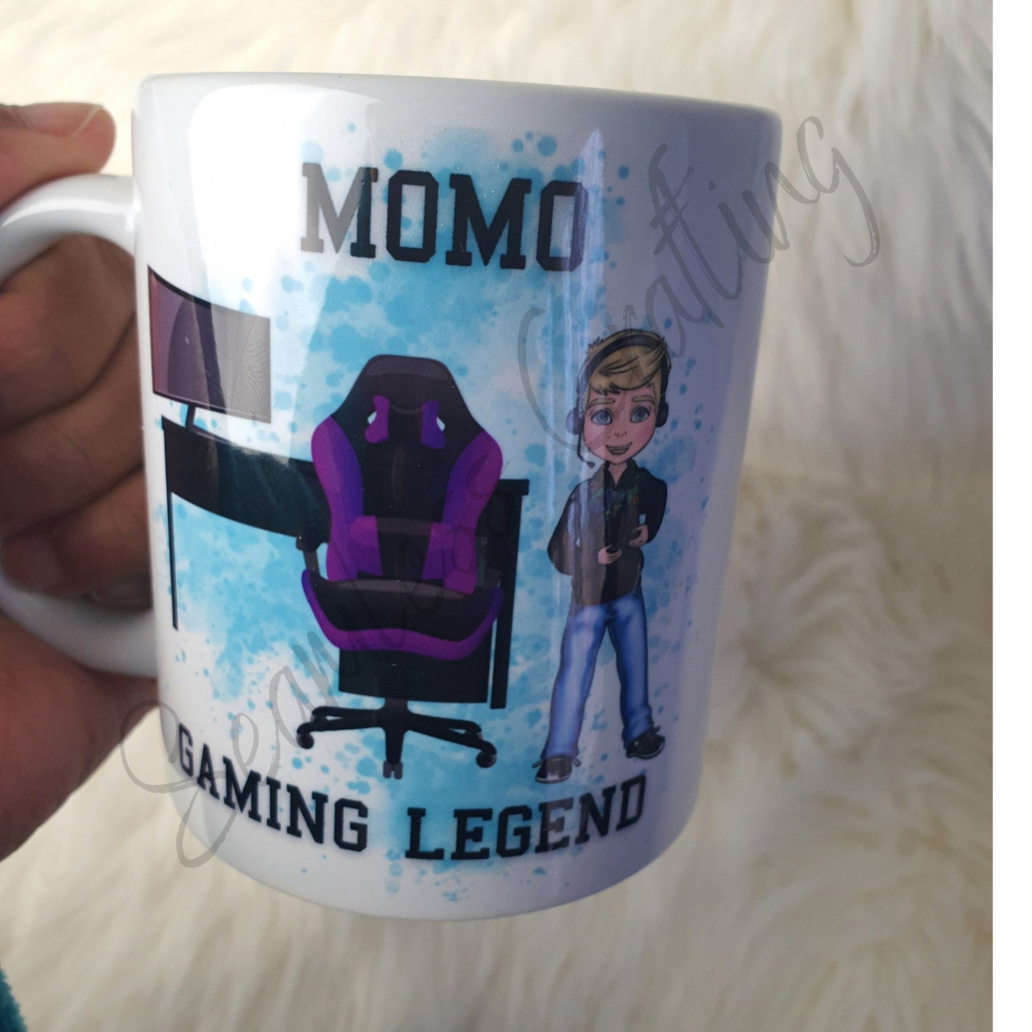 Personalised Character Boy Gamer Mug, Gift For Him, Video Game Controller, Boy Gamer, Gamer Mug Set, Gift For Son, Gift For Boy, Gaming Gift