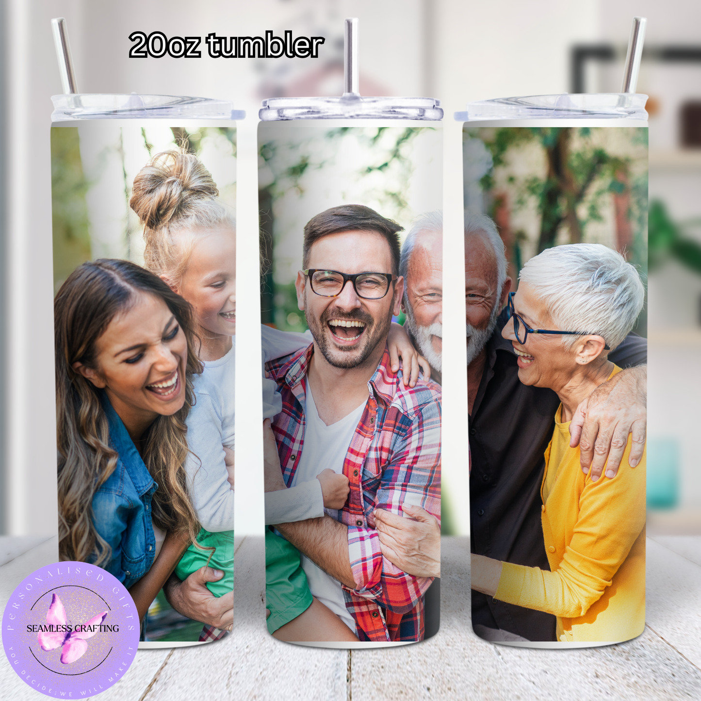 Personalised Water Bottles, Travel Mugs & Tumblers – Add Any Image, Logo or Text – Custom Photo Drinkware – 400ml, 750ml, 14oz & 20oz – Gift for Him, Her, Kids & Pets