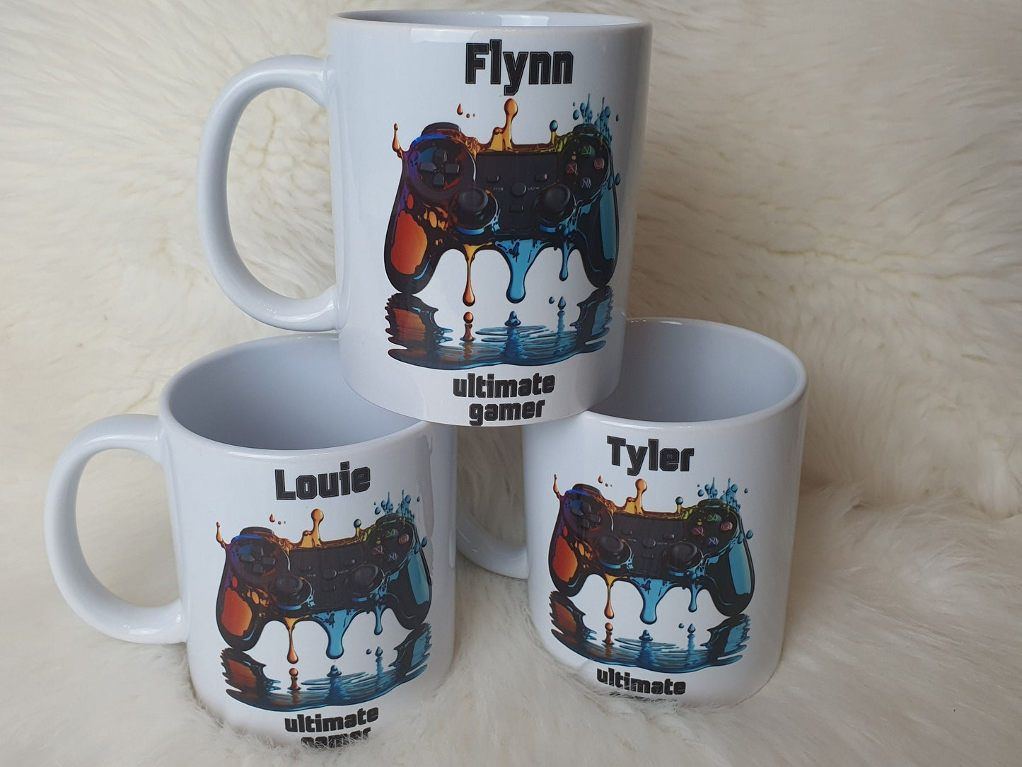 Personalised Ultimate Gamer Mug, Gift For Him, Video Game Controller, Boy Gamer, Gamer Mug Set, Gift For Son, Gift For Boy, Gaming Gift