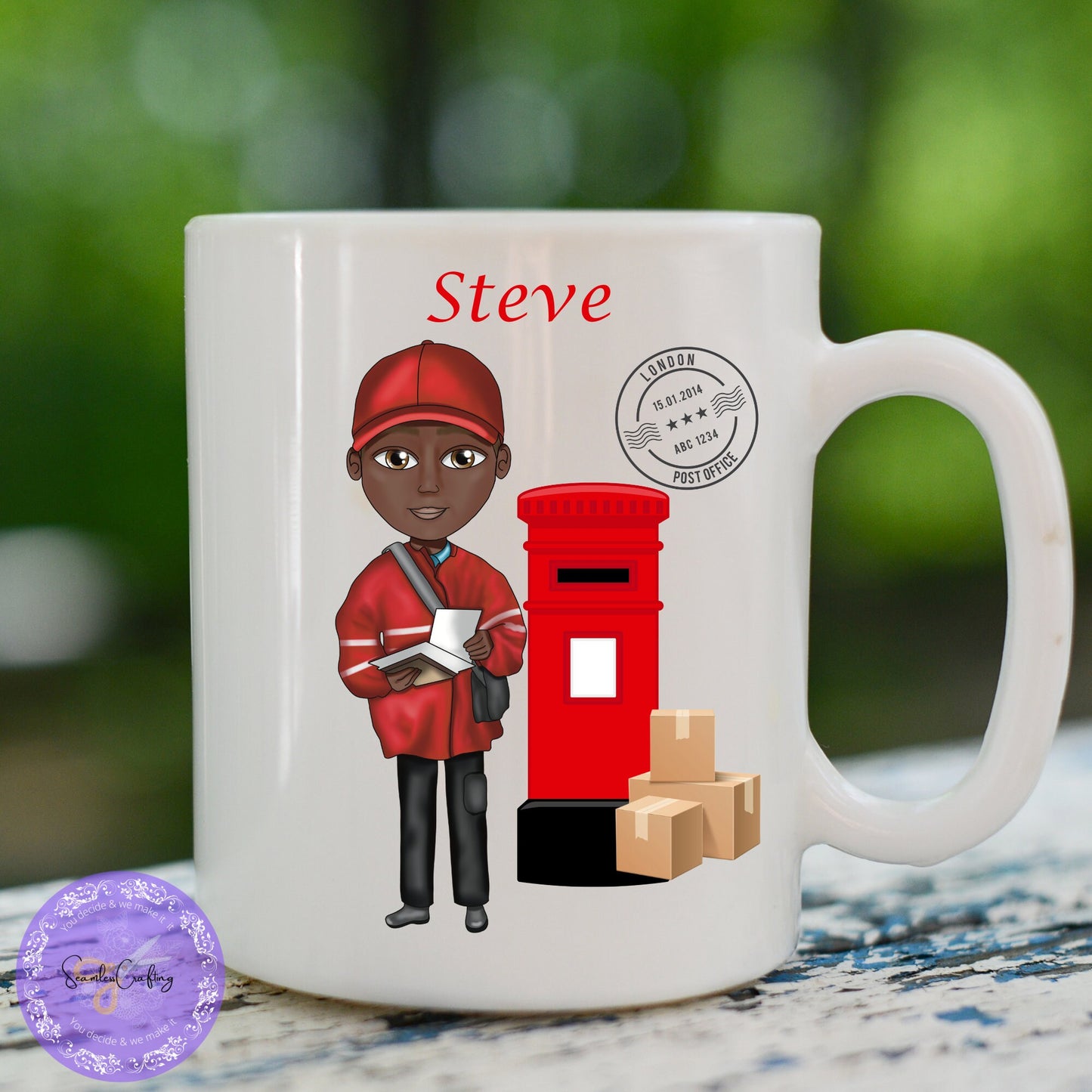 Personalised Postman/lady Mug Gift, Postie Gift, Postal Worker Mug Gift, Thank you mug Gift, Free delivery, Gift For Coworker Mug, Birthday