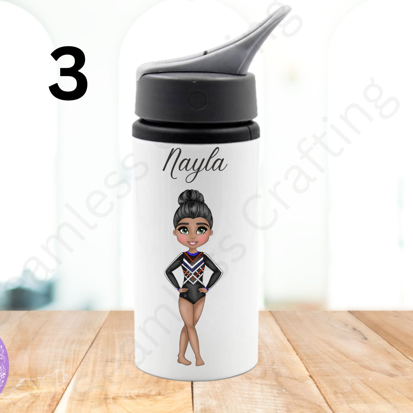 Personalised Gymnastic girls water bottle ,kid Customised water bottle Gymnastic, Gymnastic lover, Drink Bottle,Gift For Girl,Freestyle