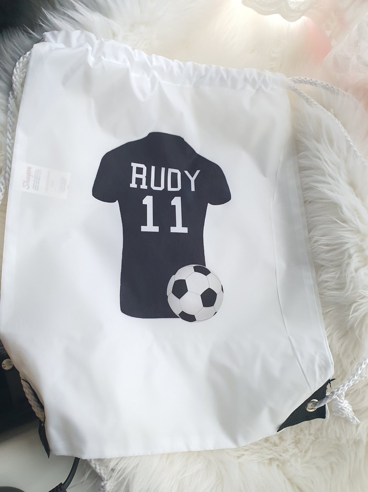 Personalised Sport bag,Personalised Footballer Drawsrting,Personalised PE,UK Football Team bag, Football Training, School bag,Footballer Bag