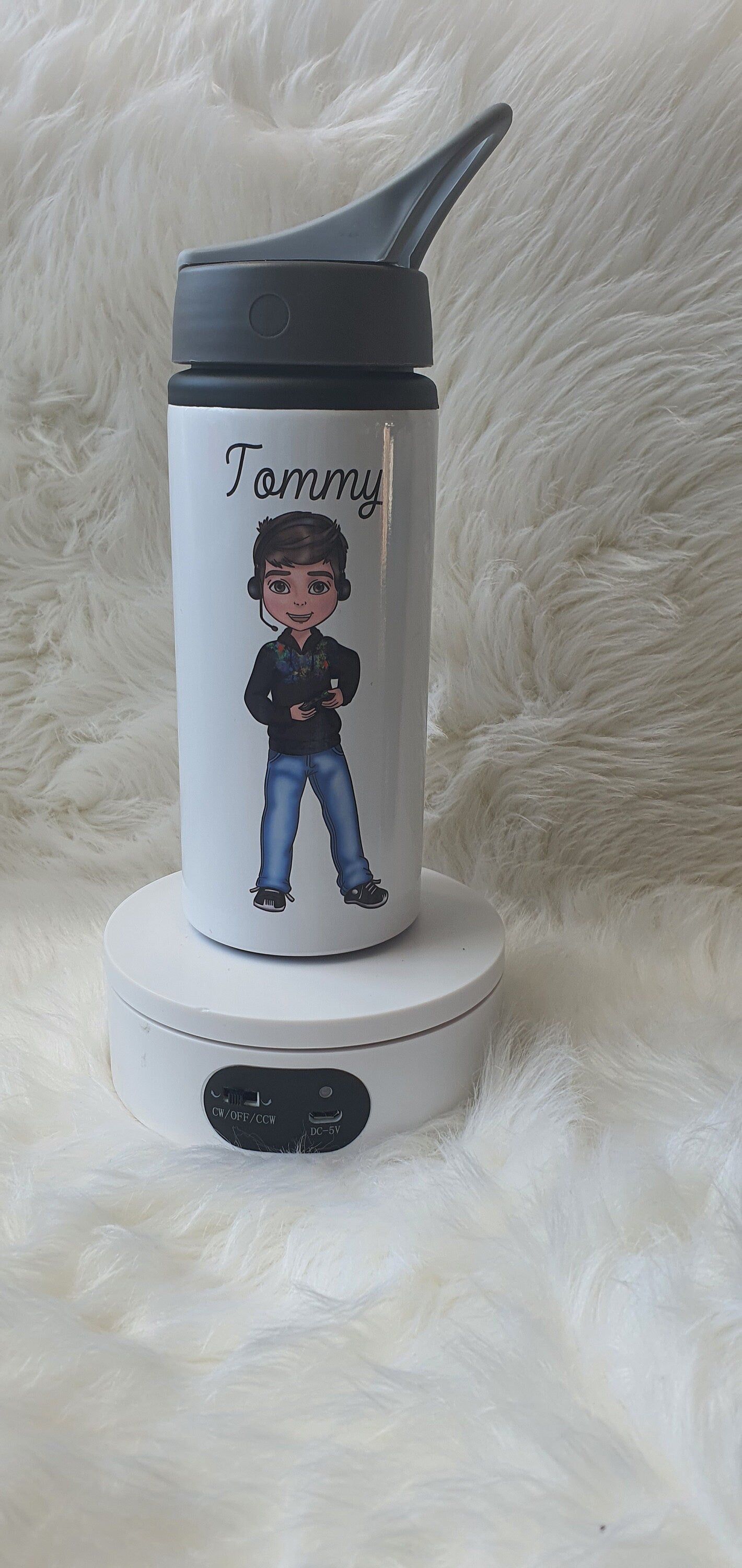 Personalised Gaming boy bottle, Teens Gifts, Xbox, Customised drinking water bottle for gamer, PS5, Gamer boy Gift