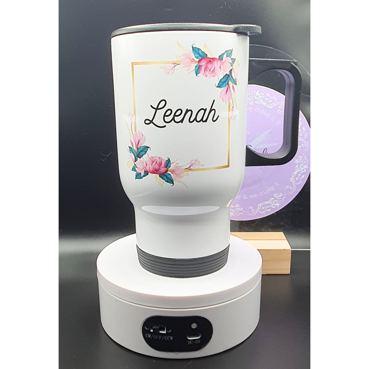 Arabic Travel Mug, Custom Arabic Travel Mug, Name Mug, Arabic Name Custom Mugs, Eid Gifts, Gift For Her, Engagement, Wedding gift