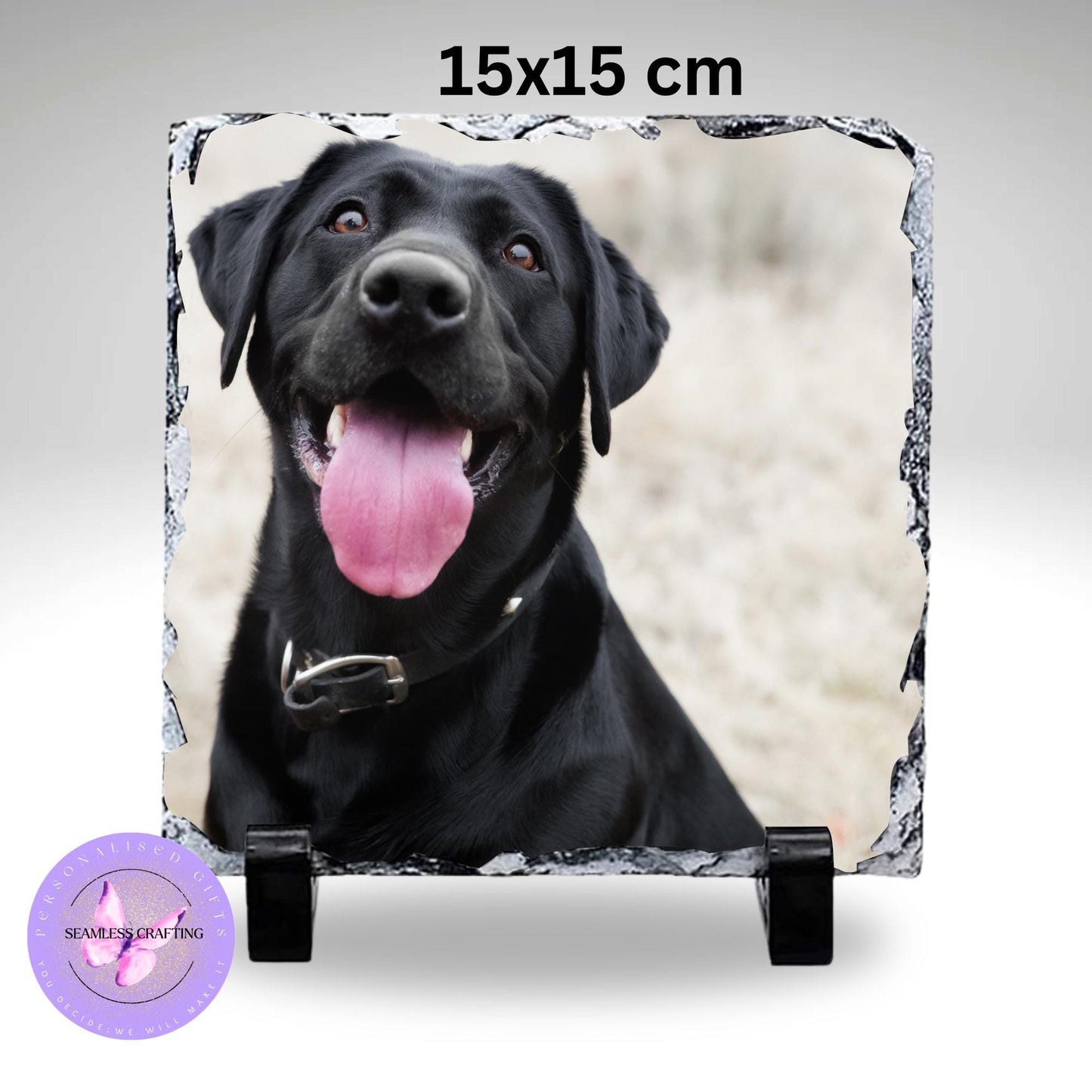 Personalised Photo slate, Picture Rock slate Custom Photo frame Gift, Print photo, Stone Image Display, Slate Photo Plaque, natural stone