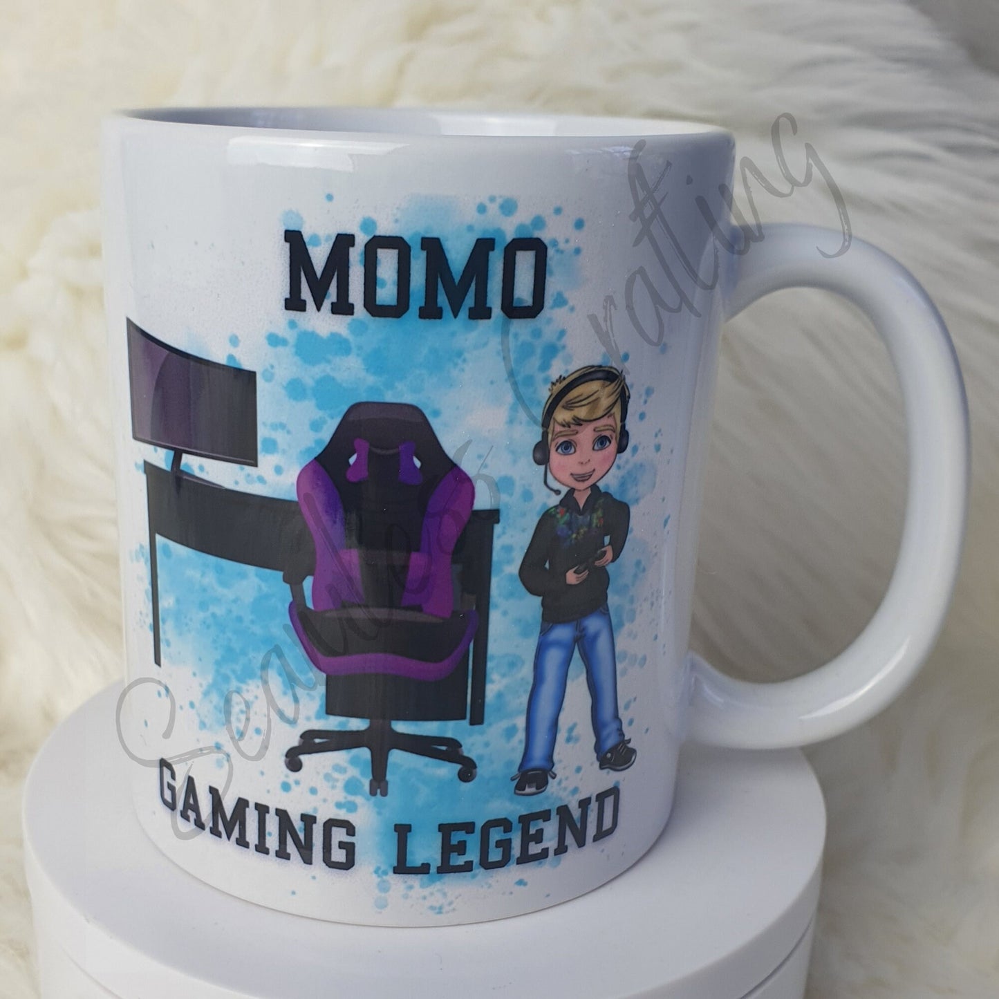 Personalised Character Boy Gamer Mug, Gift For Him, Video Game Controller, Boy Gamer, Gamer Mug Set, Gift For Son, Gift For Boy, Gaming Gift