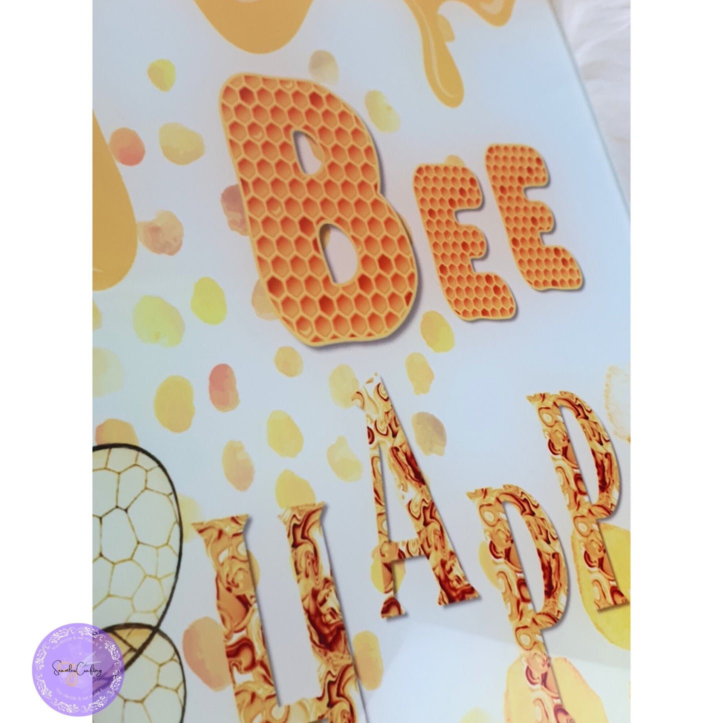 Personalised Glass Gnome chopping board, Cooking lover gift, Tampered Glass, Baker, Chef cooking Aid, Birthday Gift, Bee happy Motivational