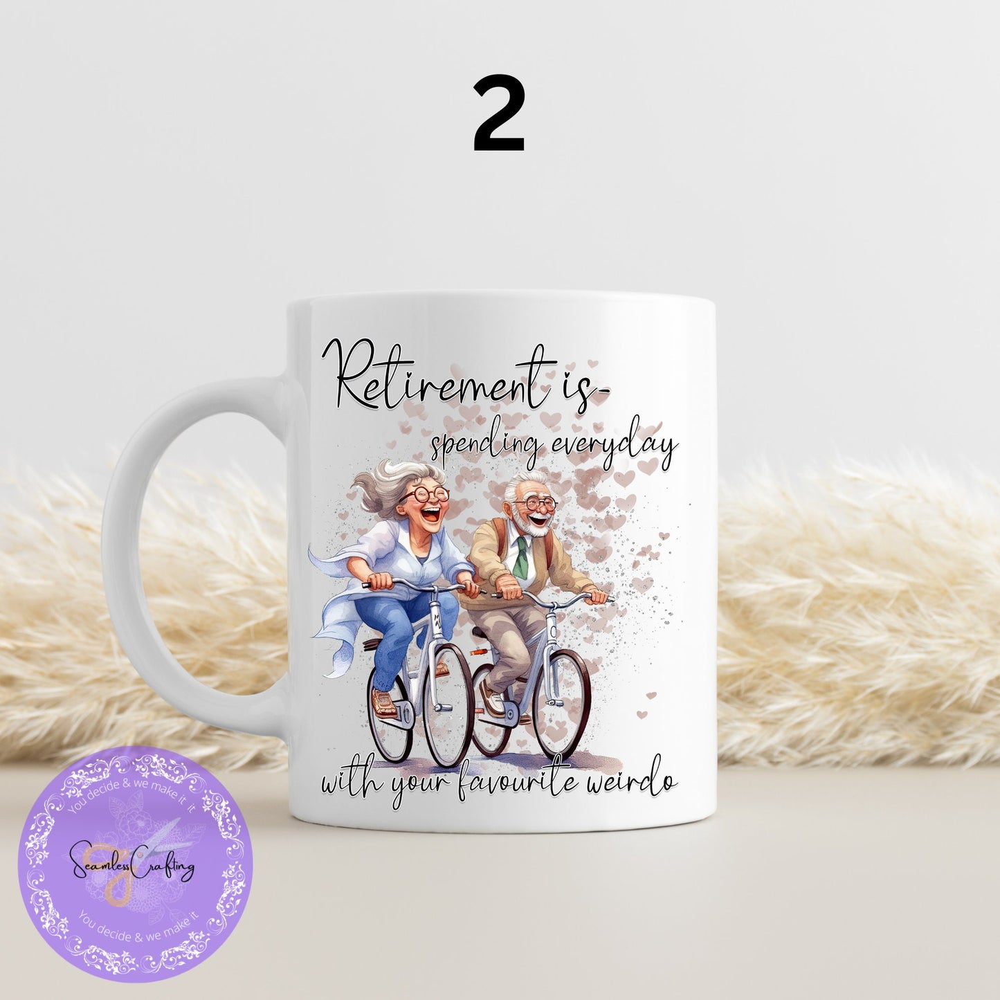 Personalised Funny Retirement mug, Novelty mug, Retiree coffee mug, Retirement is spending everyday with your favourite weirdo, 2025 joke