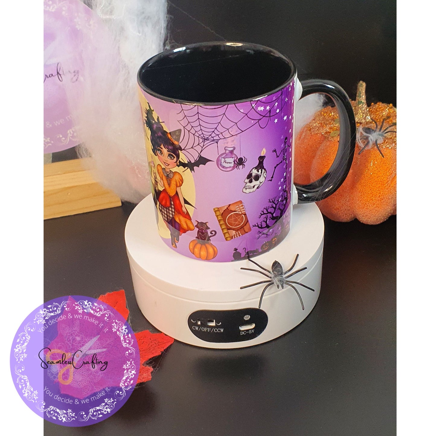 Personalised Witch Sisters mug, Custom Witches mug, Witches & Cauldron Mug, Halloween Witches Mug, Gift for her, witchy lover cup,