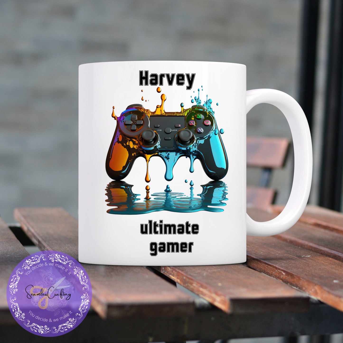 Personalised Ultimate Gamer Mug, Gift For Him, Video Game Controller, Boy Gamer, Gamer Mug Set, Gift For Son, Gift For Boy, Gaming Gift