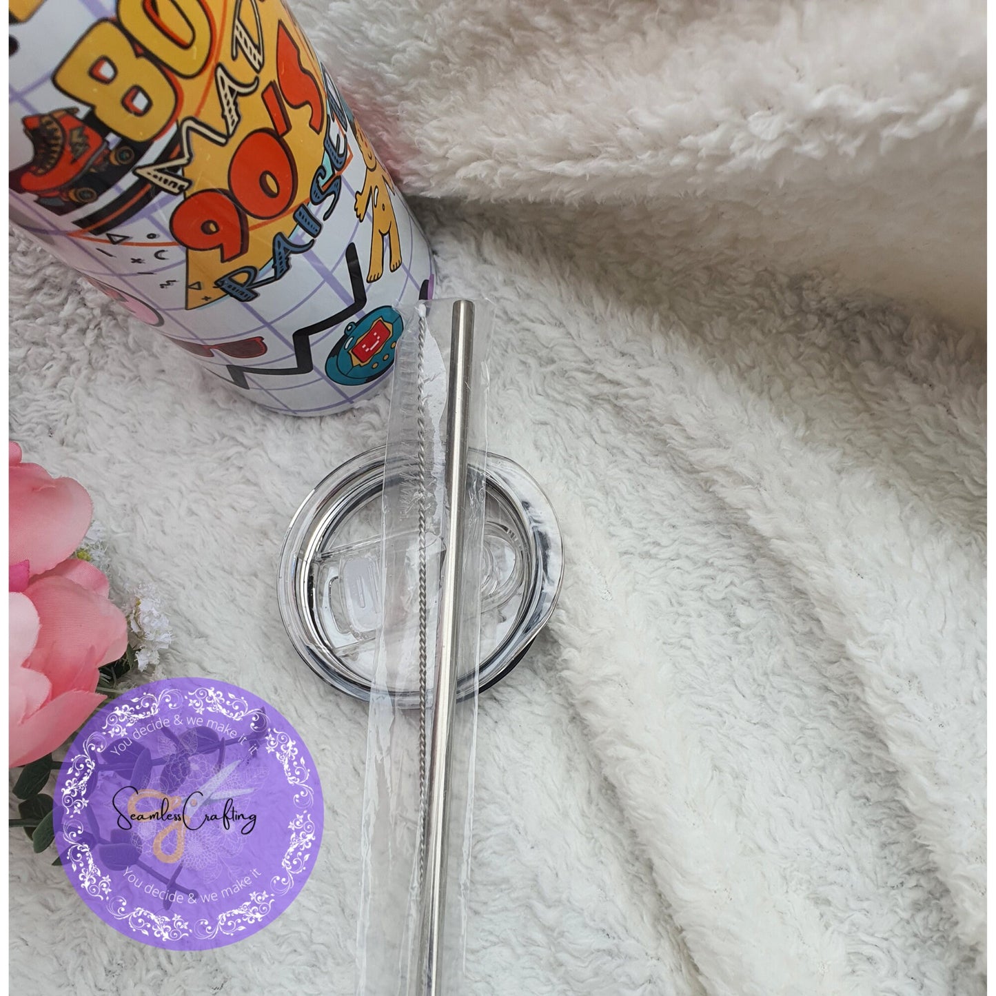 Personalised 90s & 80s throwback thermal tumbler, 20 oz 80s, 90s retro style, Hot or Cold drinks cup, 80s, 90s babies unique gifts