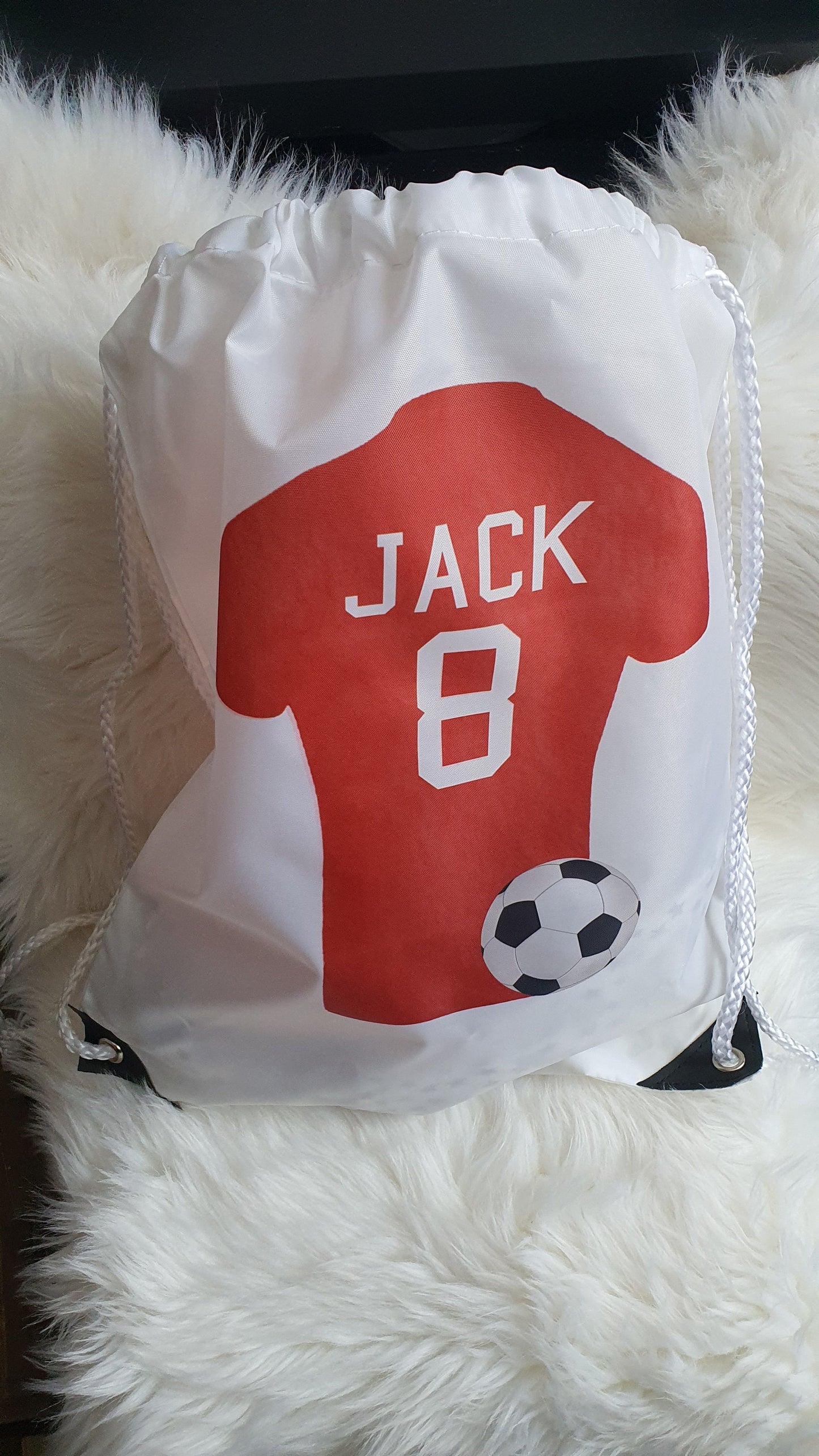 Personalised Sport bag,Personalised Footballer Drawsrting,Personalised PE,UK Football Team bag, Football Training, School bag,Footballer Bag