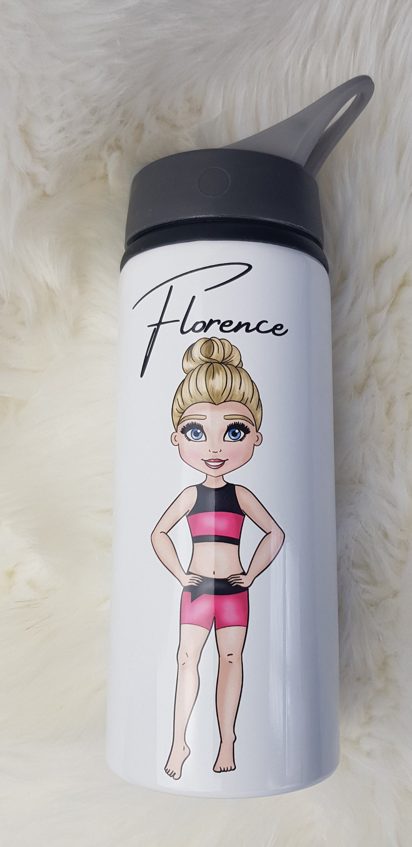 Personalised Gymnastic girls water bottle ,kid Customised water bottle Gymnastic, Gymnastic lover, Drink Bottle,Gift For Girl,Freestyle
