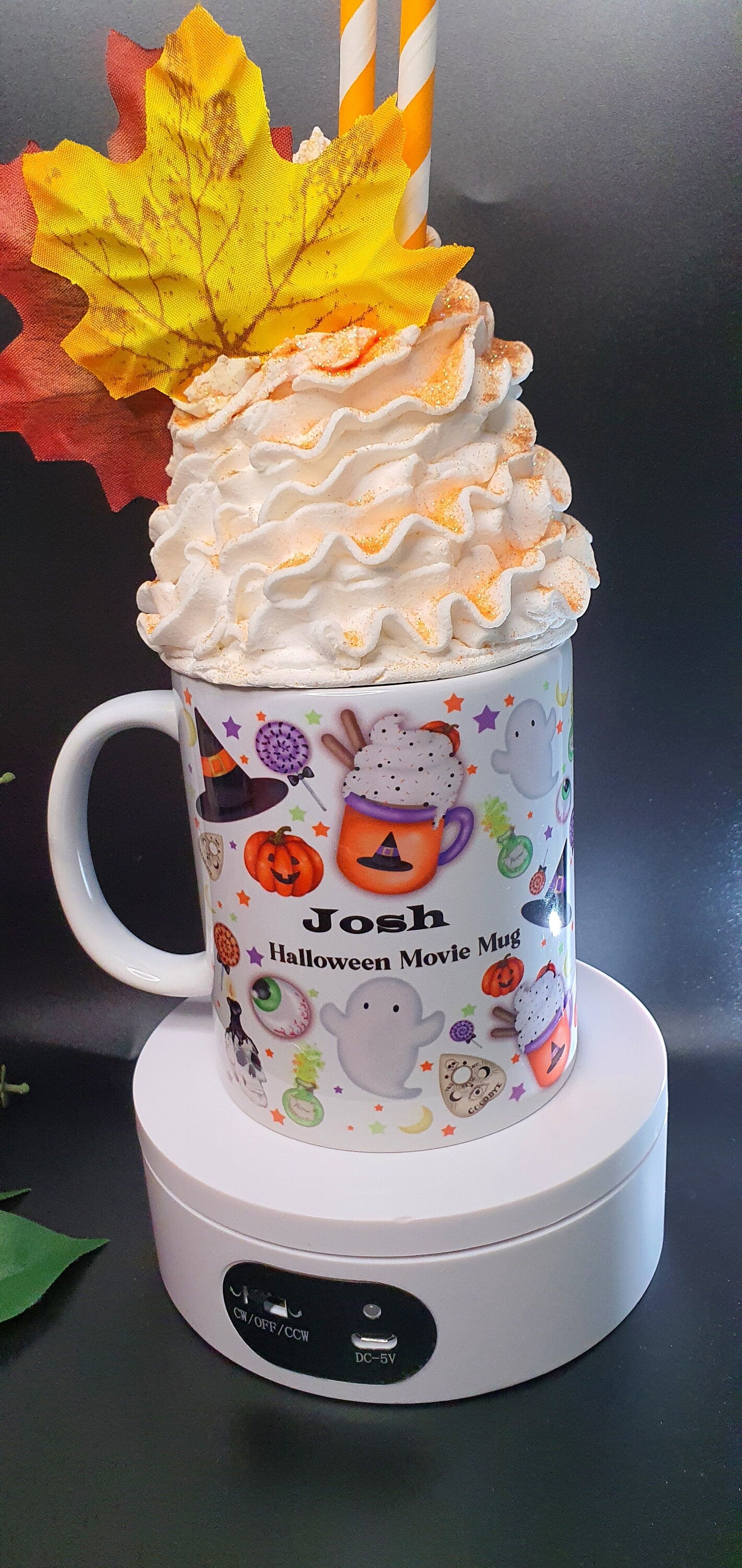 Personalised Halloween movie night mugs, Family movie night cups, Kids Halloween mugs, Family matching mugs, Kids 6oz ceramic mug