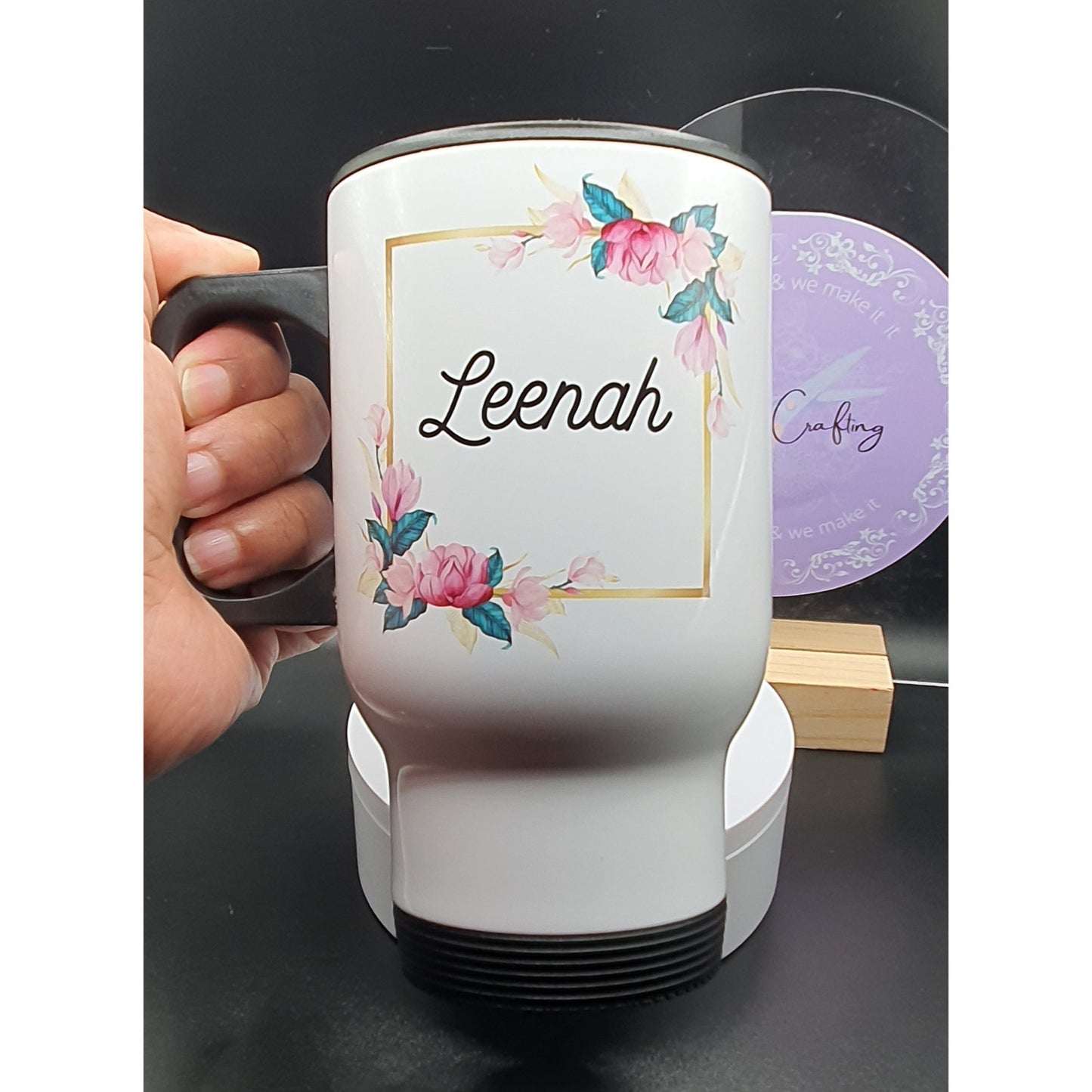 Arabic Travel Mug, Custom Arabic Travel Mug, Name Mug, Arabic Name Custom Mugs, Eid Gifts, Gift For Her, Engagement, Wedding gift