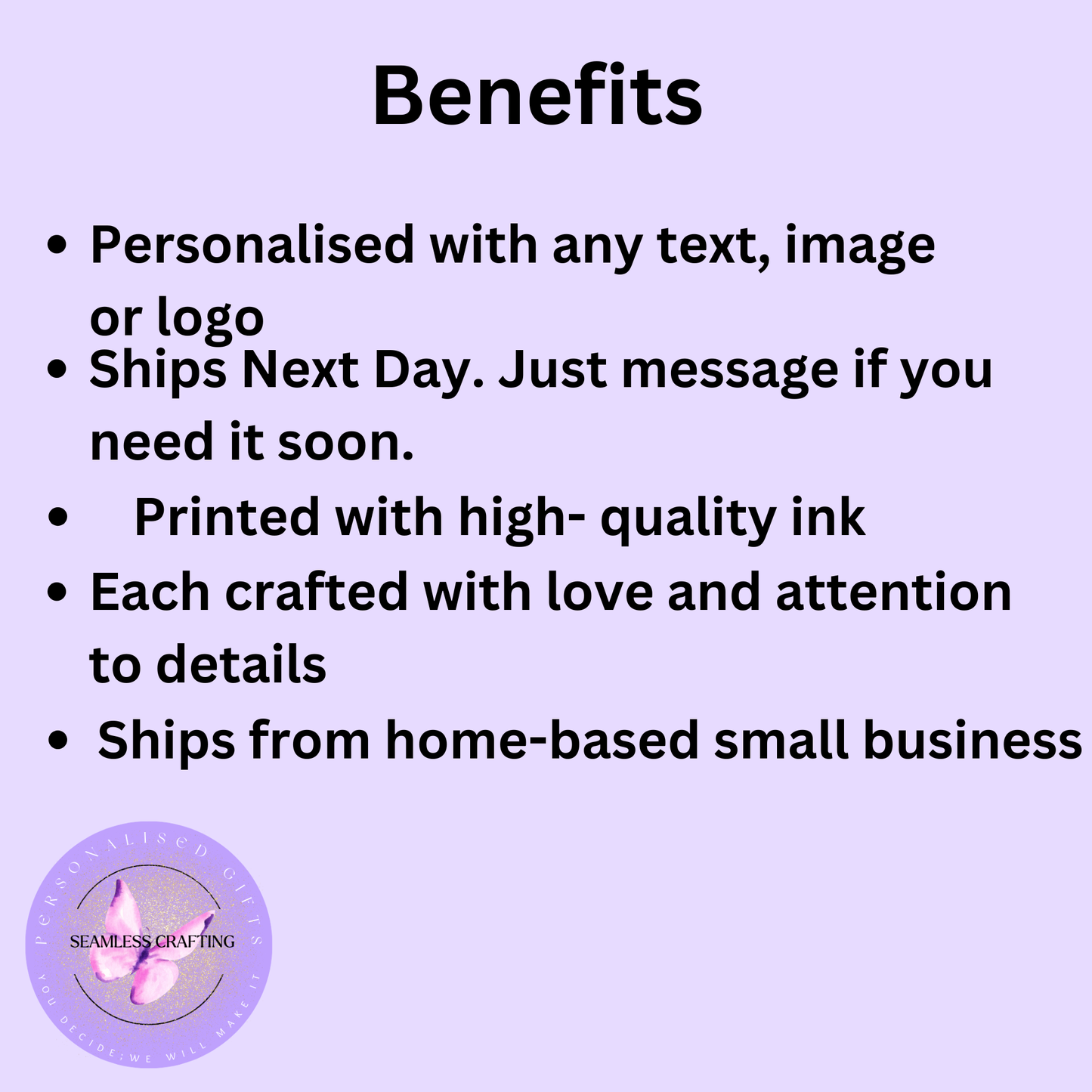 Personalised Linen Pennant Banner – Custom Text or Logo Wall Hanging