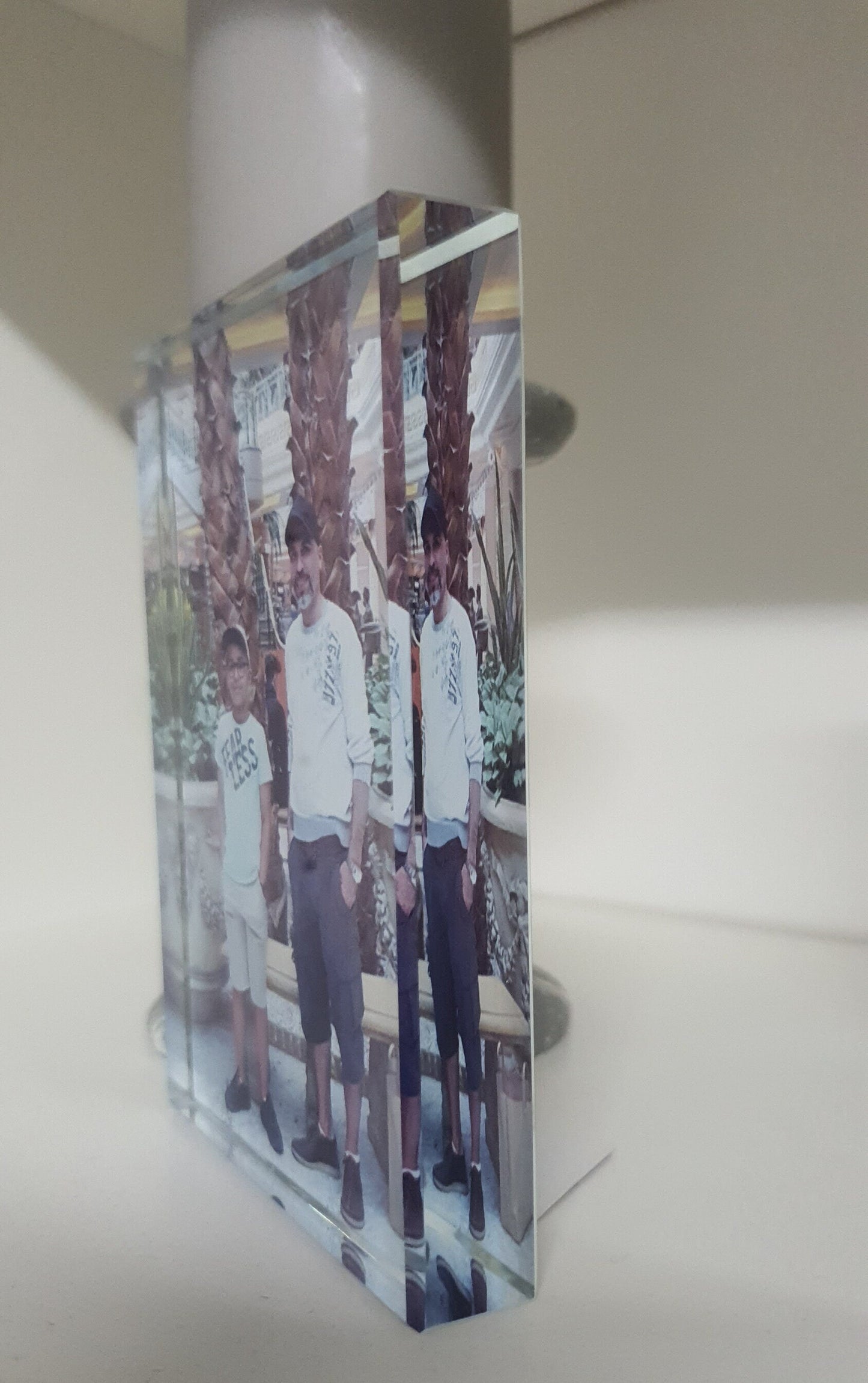 Personalised Acrylic Glass Photo Frame Block, Plague Photo Glass Block, Custom image , Photo Print, 3D Photo gift, Photo Glass Print