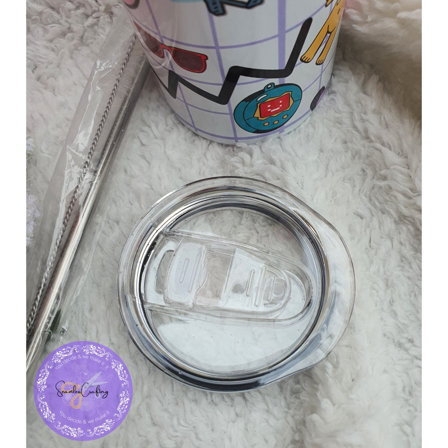 Personalised 90s & 80s throwback thermal tumbler, 20 oz 80s, 90s retro style, Hot or Cold drinks cup, 80s, 90s babies unique gifts