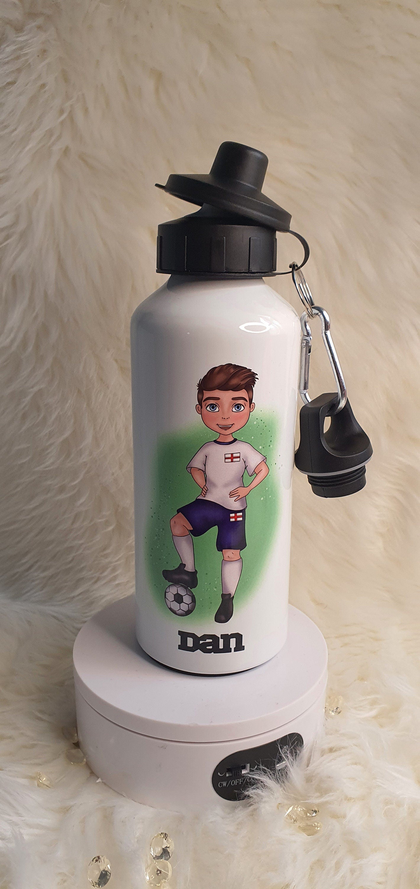 Personalised Children's Sport Bottle/ Custom Kids Football Bottle/ Gift for Boys and Girls/ Football Gift/ Back to School,UK Football Team