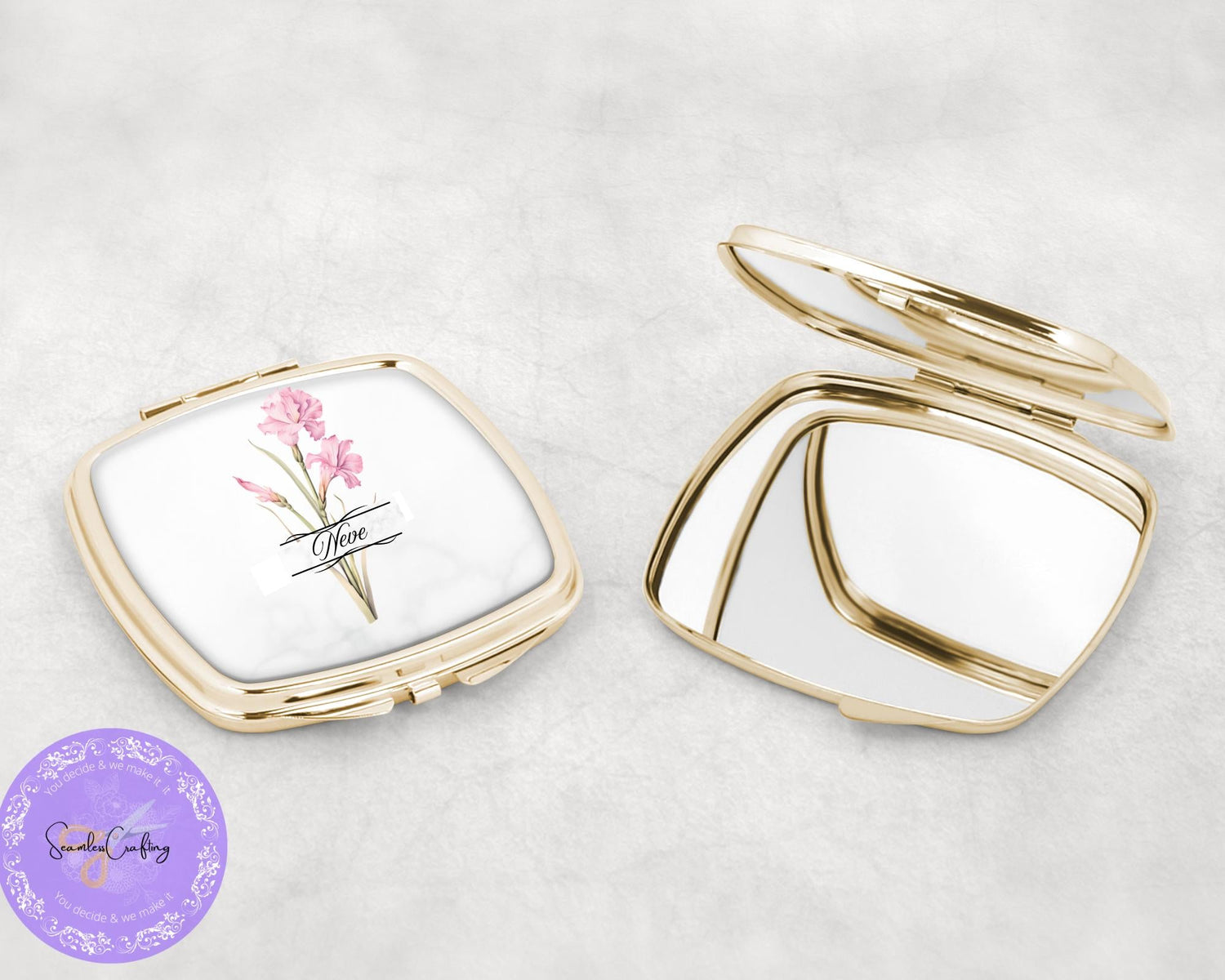 bag/pouches/ compact mirror