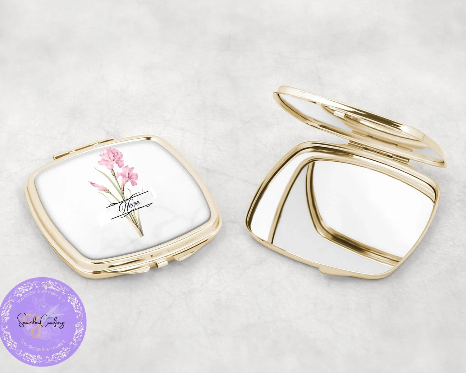 bag/pouches/ compact mirror