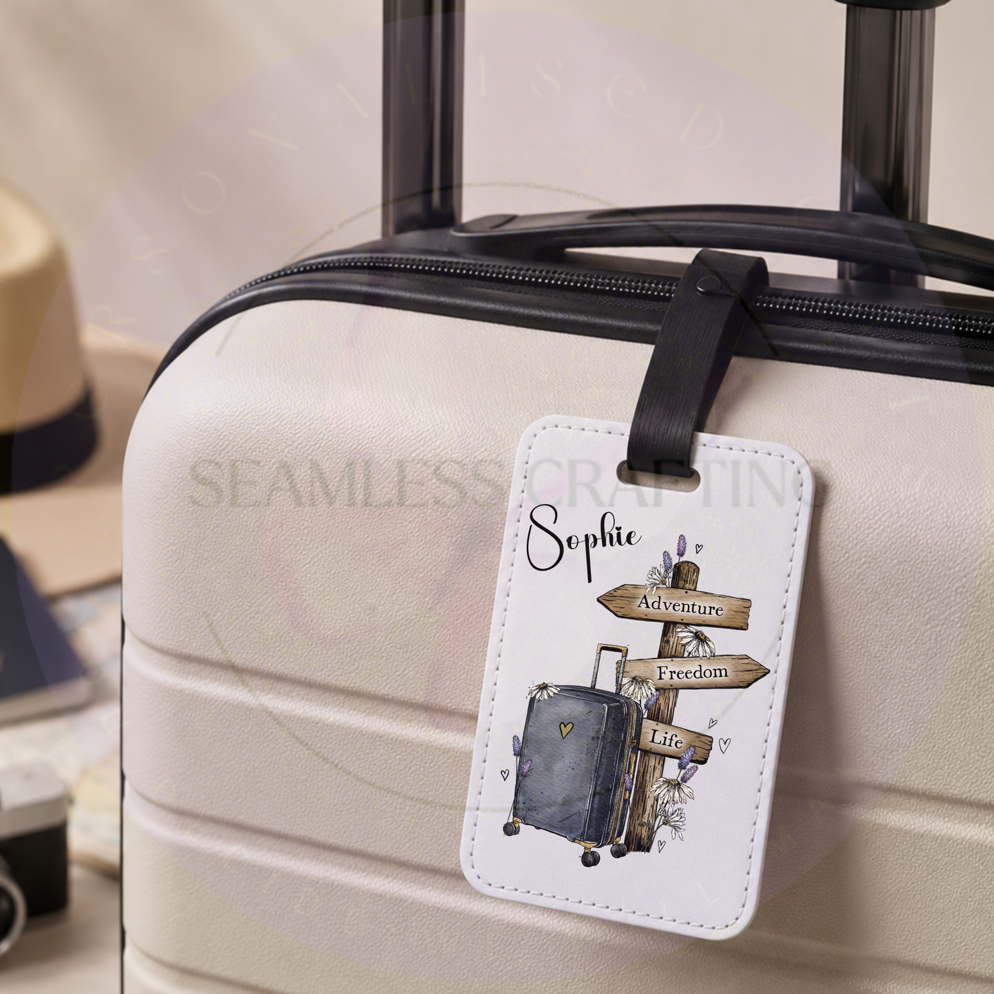 Personalised Passport Holder & Luggage Tag Set – Custom Travel Gift