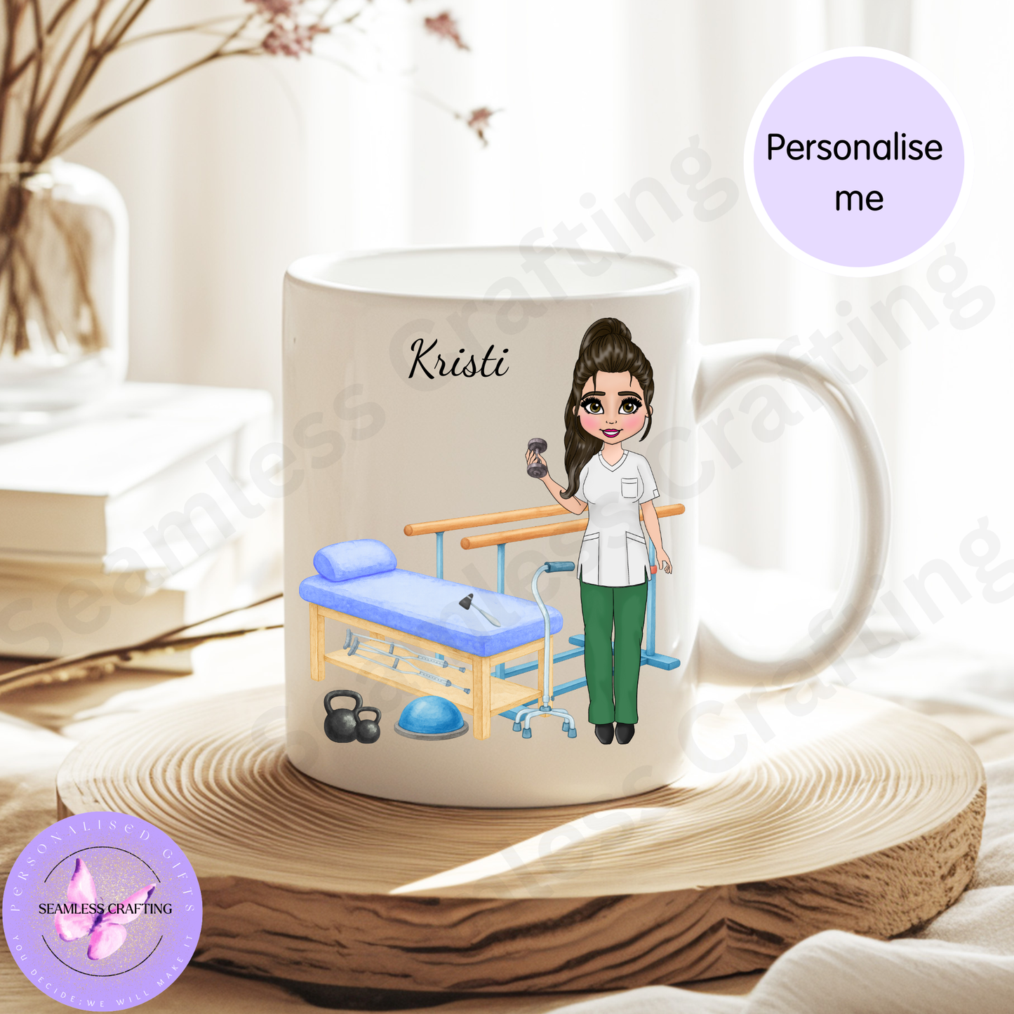 Personalised Occupational Therapist Mug UK | Physiotherapy Gift | Custom OT Cup | Occupational Therapy Graduation Present | 11oz Mug, 20oz Tumbler, 14oz Travel Mug, 16oz Thermos