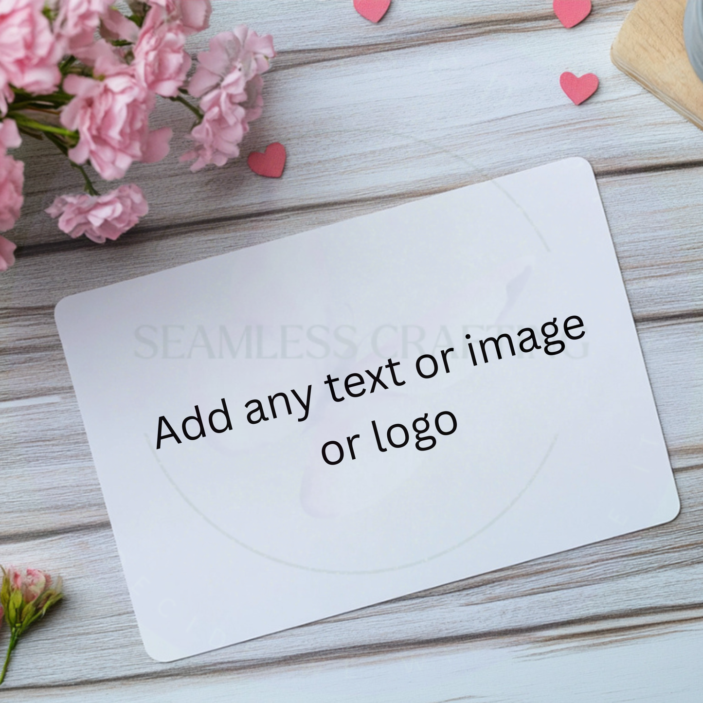 Custom personalised mouse mat ready for your own text photo image or business logo