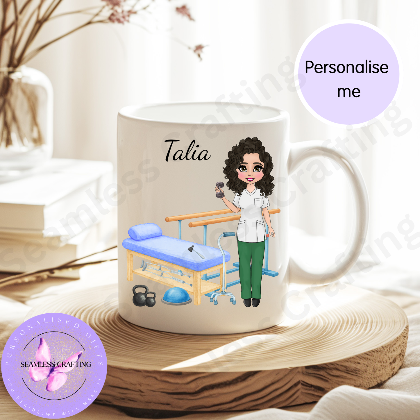 Personalised Occupational Therapist Mug UK | Physiotherapy Gift | Custom OT Cup | Occupational Therapy Graduation Present | 11oz Mug, 20oz Tumbler, 14oz Travel Mug, 16oz Thermos