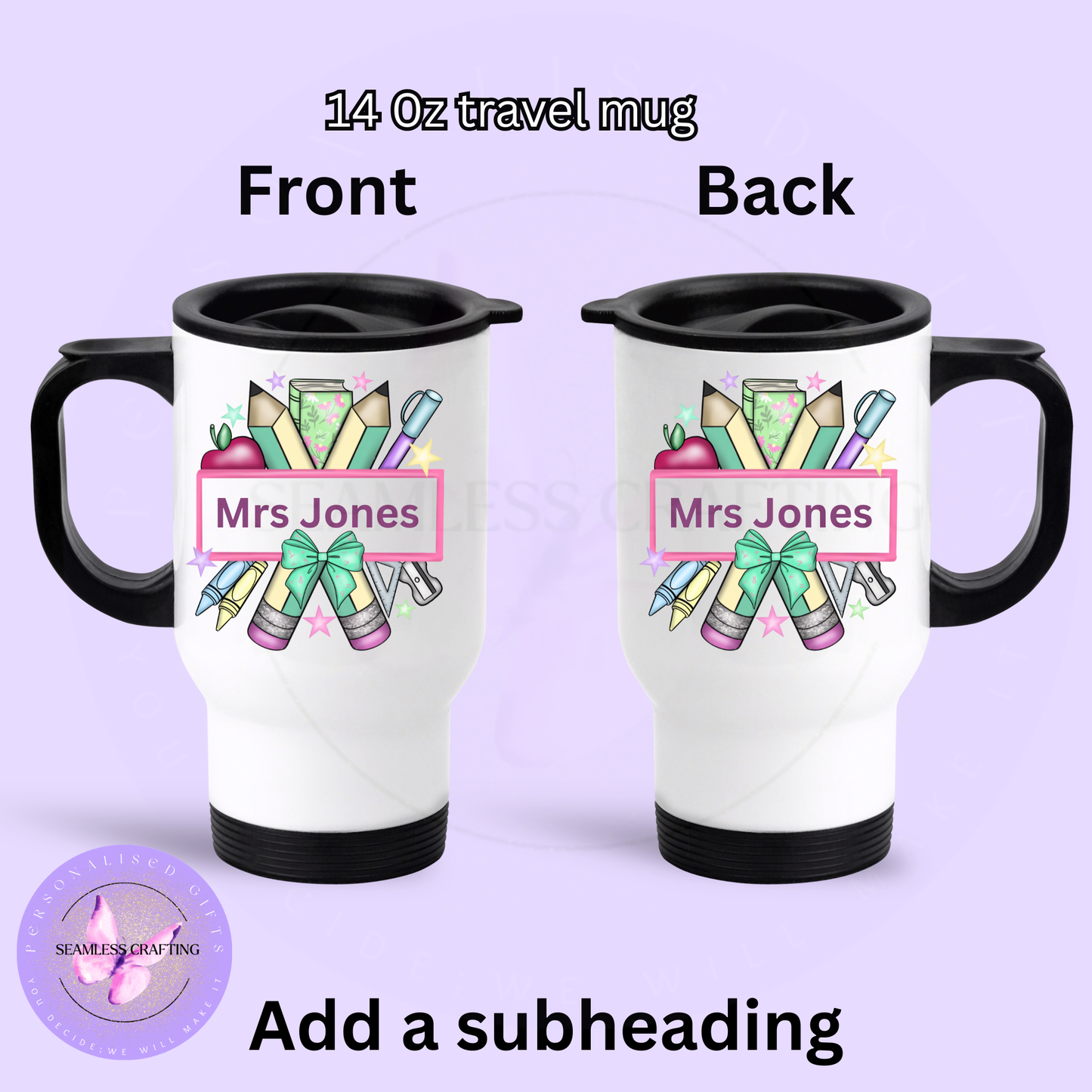 Personalised Teacher Mug – Custom Name Thank You Gift for Teachers, Teaching Assistant Present, End of Term Gift, School Mug