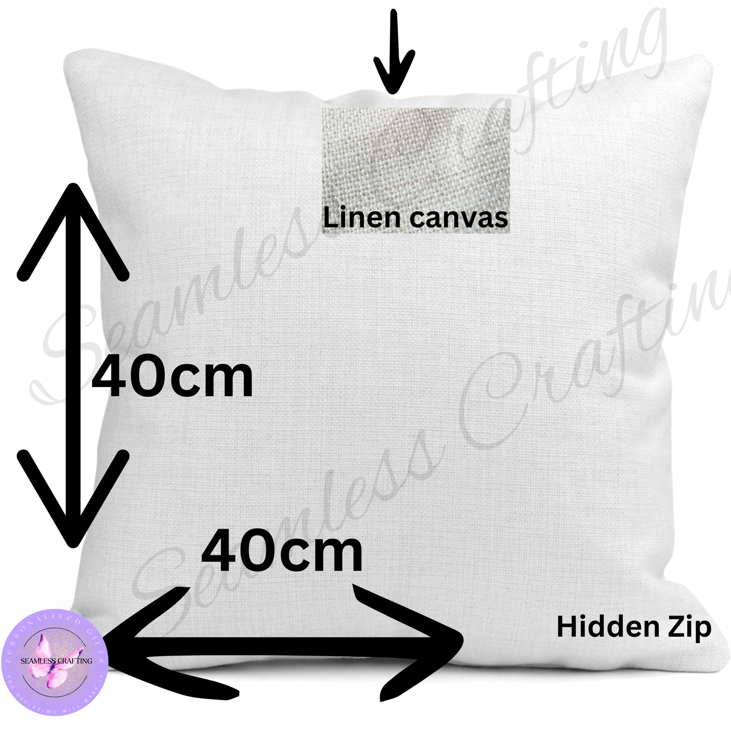 Personalised Christmas Cushion – Cosy Girl Hot Chocolate – Teen Christmas Gift – Custom Name Pillow – 40cm Linen Canvas Cushion