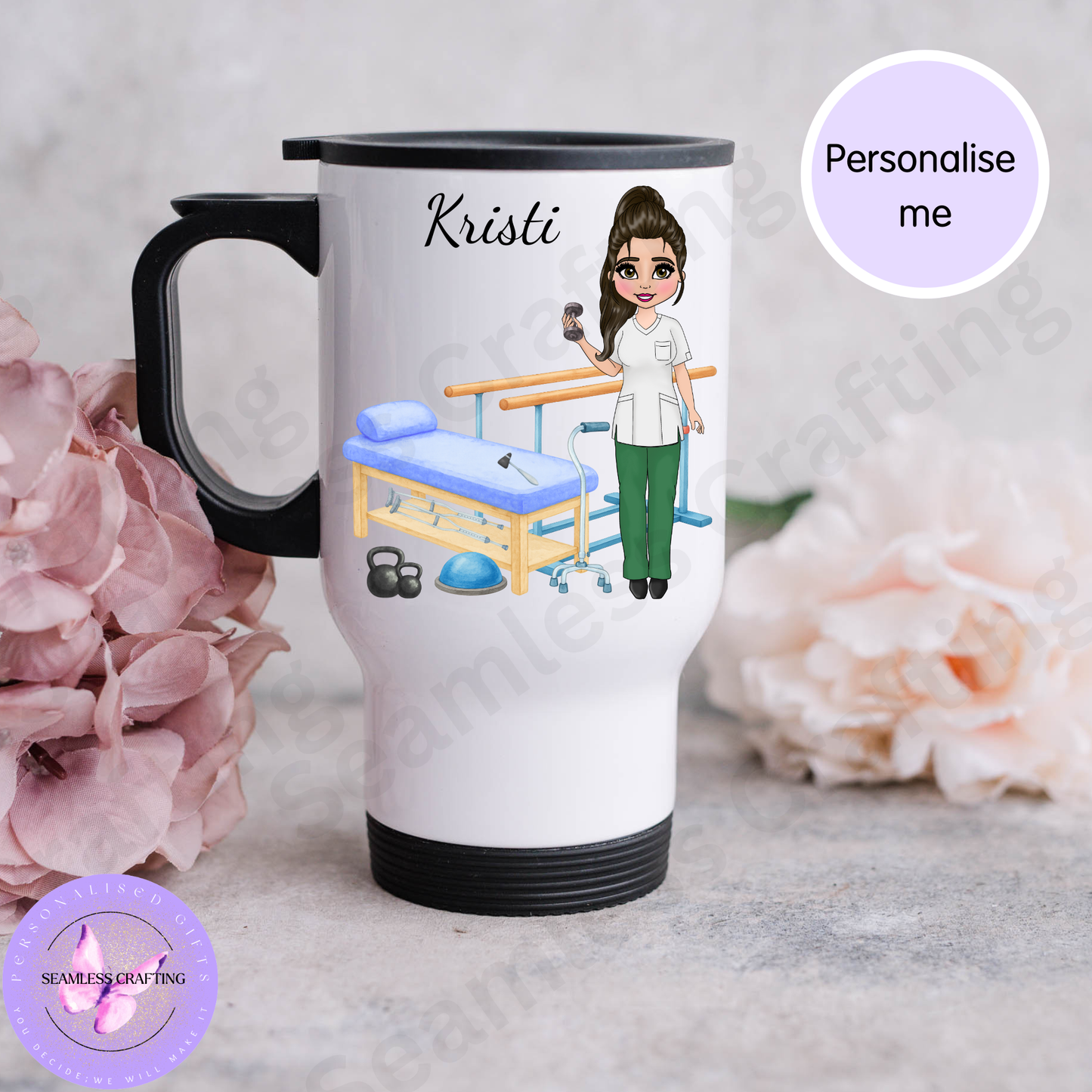 Personalised Occupational Therapist Mug UK | Physiotherapy Gift | Custom OT Cup | Occupational Therapy Graduation Present | 11oz Mug, 20oz Tumbler, 14oz Travel Mug, 16oz Thermos
