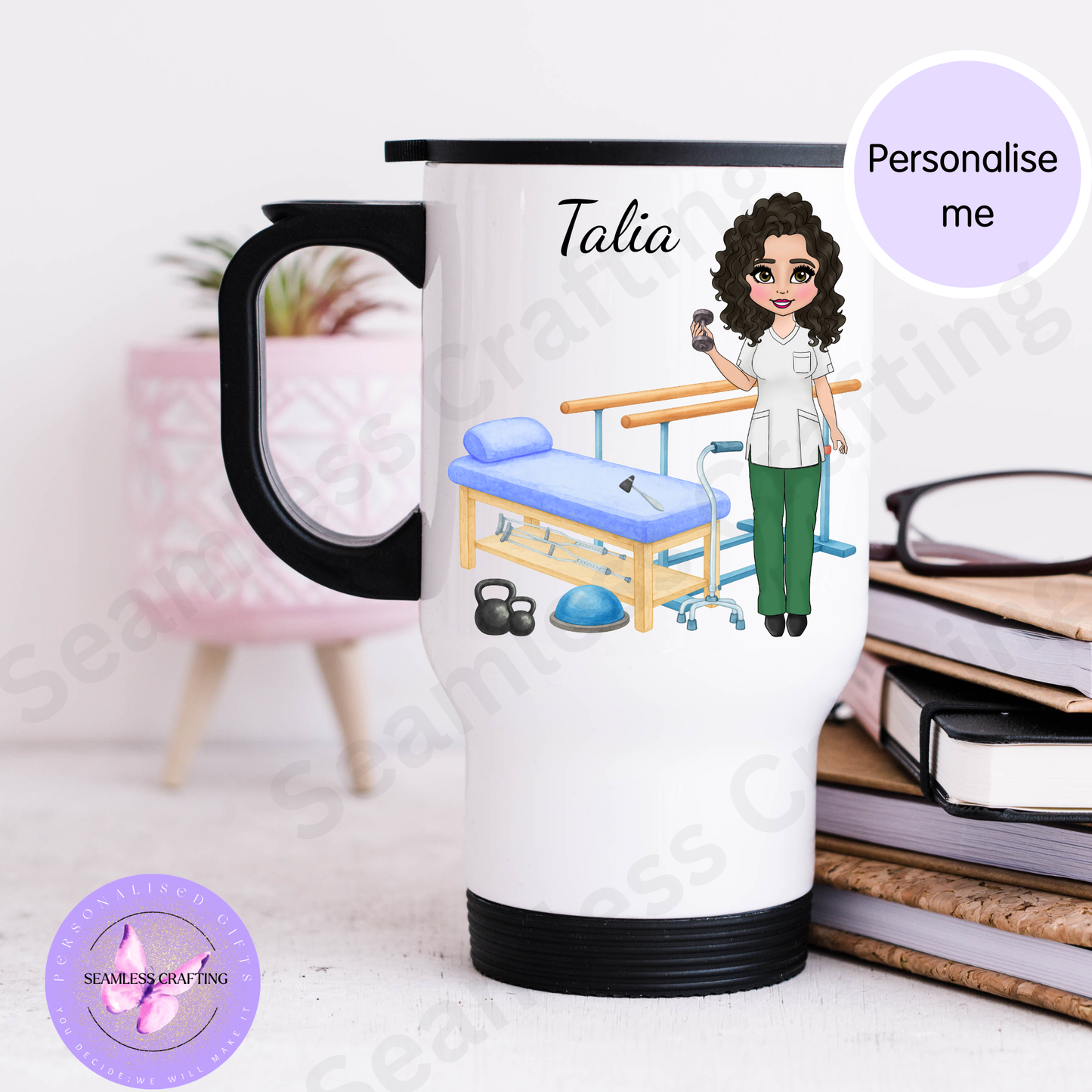 Personalised Occupational Therapist Mug UK | Physiotherapy Gift | Custom OT Cup | Occupational Therapy Graduation Present | 11oz Mug, 20oz Tumbler, 14oz Travel Mug, 16oz Thermos