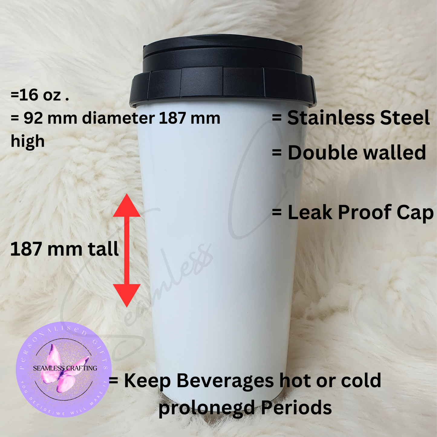 Personalised Paramedic Bear Mug or Travel Mug – Custom Name Ambulance Gift