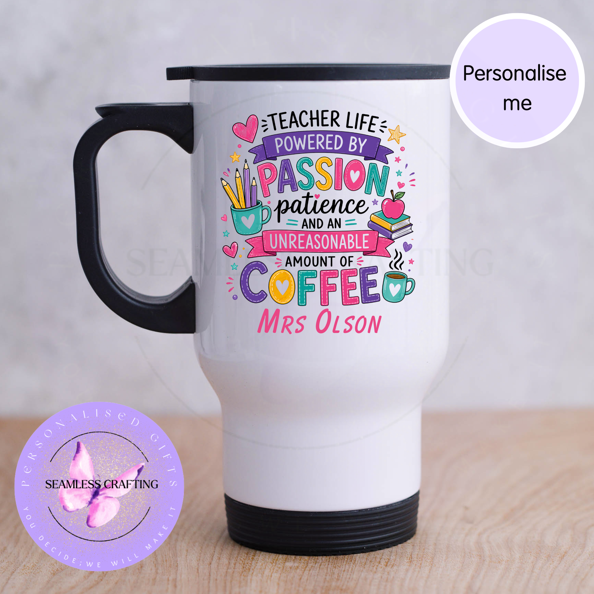 Personalised Teacher Mug Custom Name Gift For Teachers Seamless personalised-teacher-mug-custom-name-gift-for-teachers-seamless
