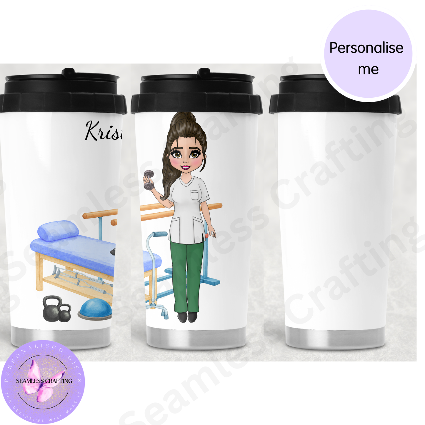 Personalised Occupational Therapist Mug UK | Physiotherapy Gift | Custom OT Cup | Occupational Therapy Graduation Present | 11oz Mug, 20oz Tumbler, 14oz Travel Mug, 16oz Thermos