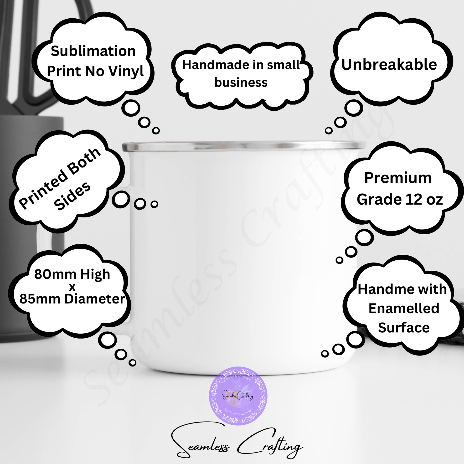 personalised kids easter mug teddy bear basket design custom name ceramic or enamel mug for children