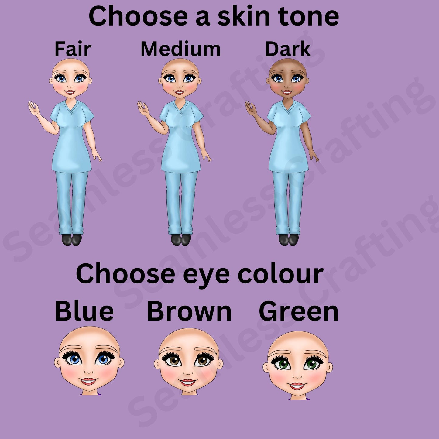Personalised Female Nurse cup, Careworker custom mug, NHS Staff gifts, Healthcare Worker,Gift for her Build your caricature women Travel Mug
